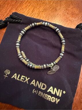 Alex and Ani Vintage Sixty-Six - energy-Beaded Wrap Bracelet